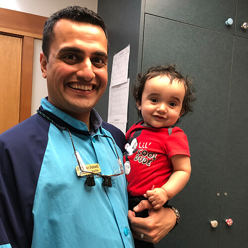 Dr. Jumani and child
